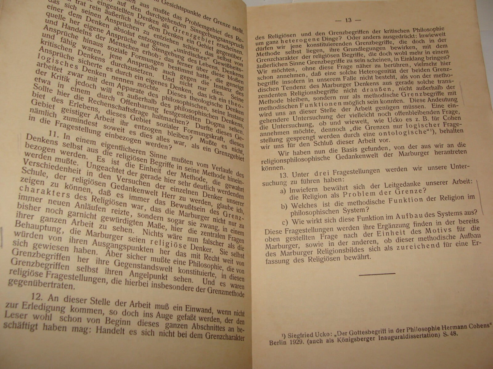 Germany Book Jewish Judaica 1930 Heinz Graupe Religion Philosophy Marburg School