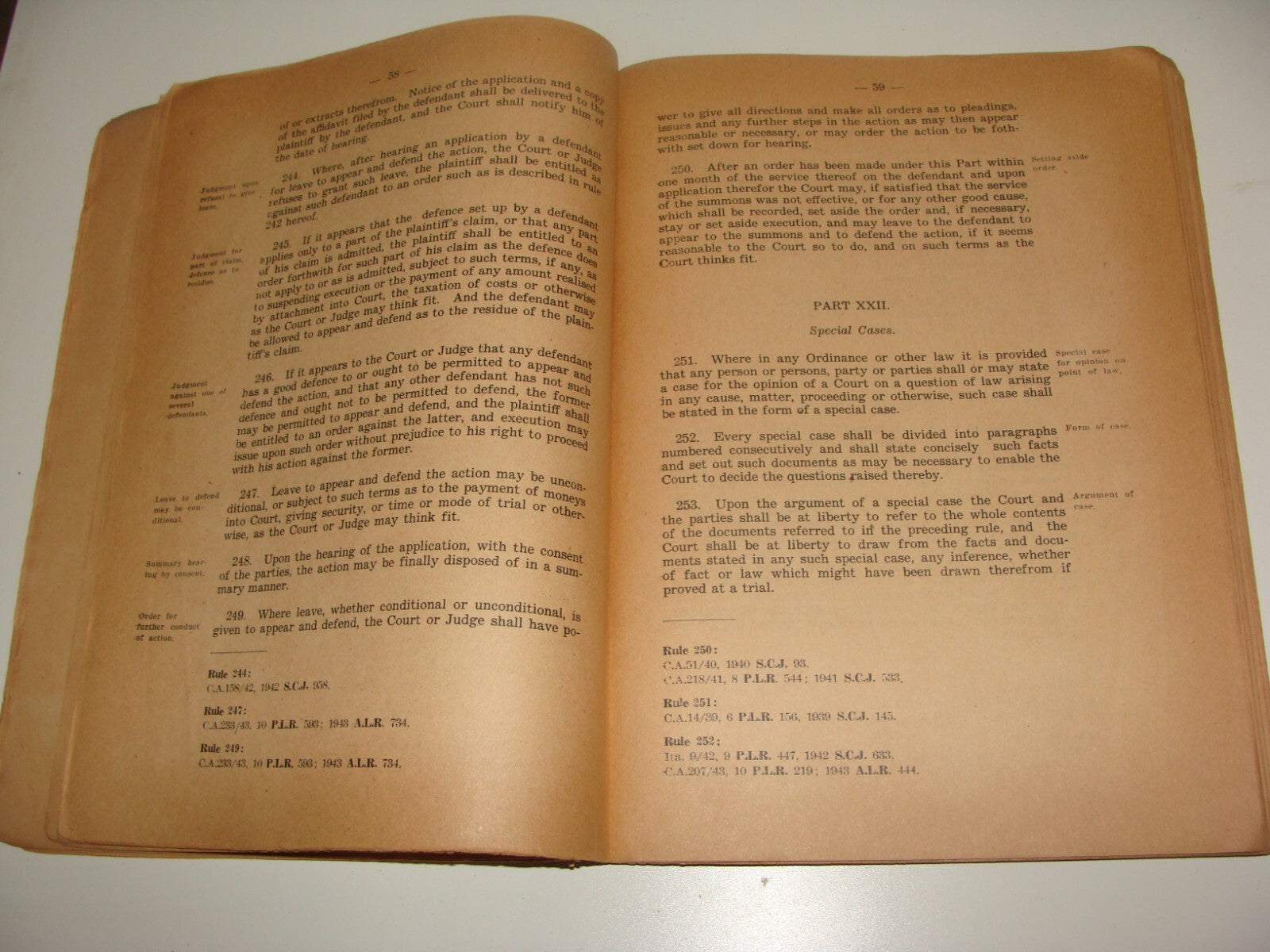 Pol 1945 RULES OF PROCEDURE IN CIVIL MATTERS COURTS OF PALESTINE British