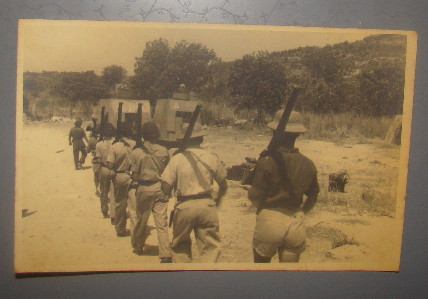 Photo Palestine jewish judaica mandatory israel police NOTRIM 1940 riots defense