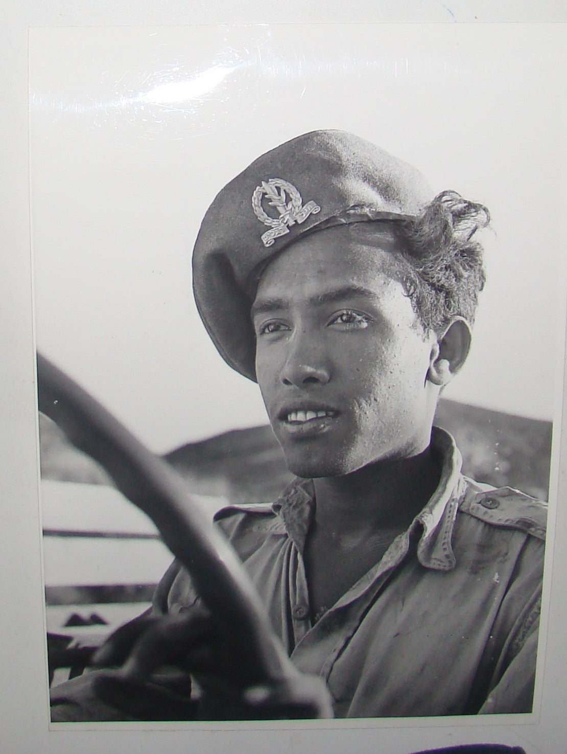 Jewish Judaica Israel 1950's IDF Indian Cochin Immigrant Soldier Press Photo