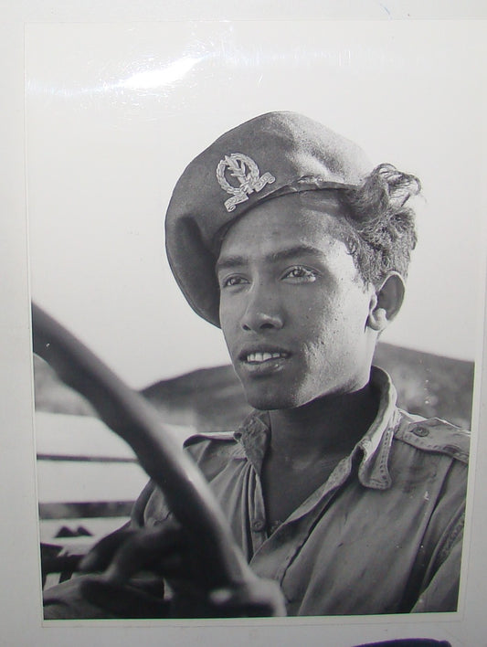 Jewish Judaica Israel 1950's IDF Indian Cochin Immigrant Soldier Press Photo