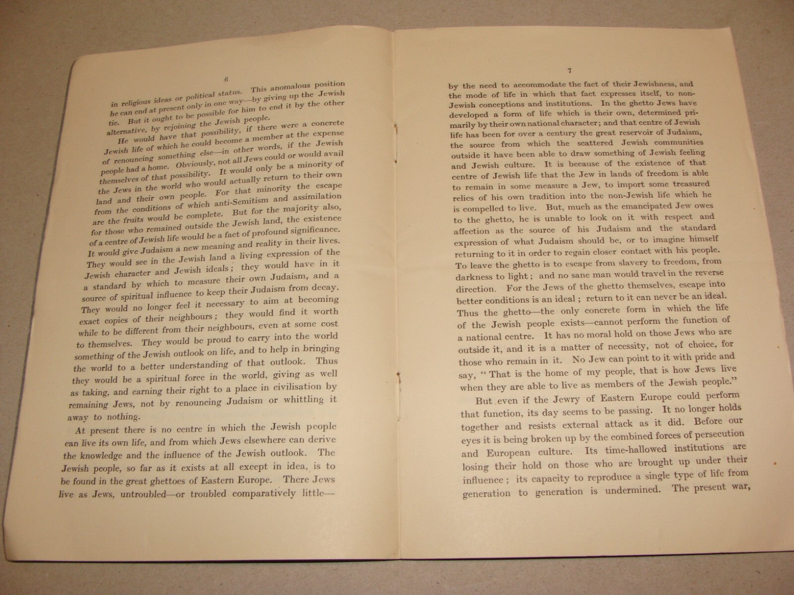 Pamphlet Palestine London 1915 Leon Simon ZIONISM AND THE JEWISH PROBLEM Israel