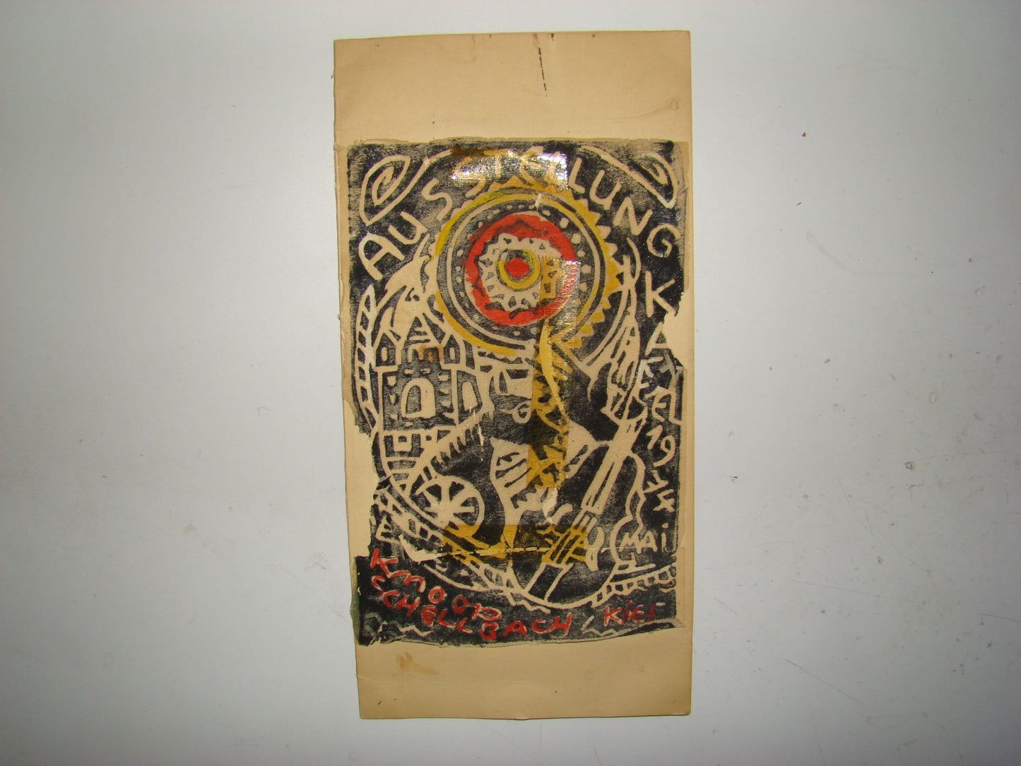 Germany Margret Knoop-Schellbach Artist   German Art Signed Drawing Picture 1974