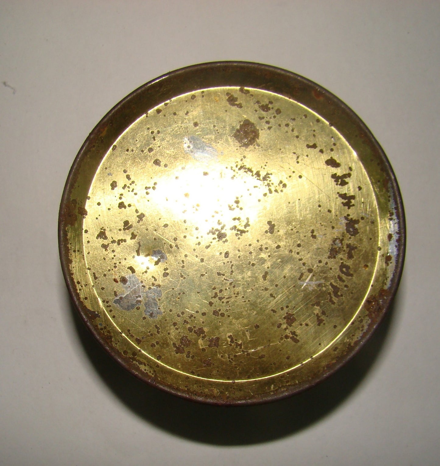 Ad Palestine Jewish Hebrew Antique 1912 Eretz Israel Shoe Polish Tin Box Logo