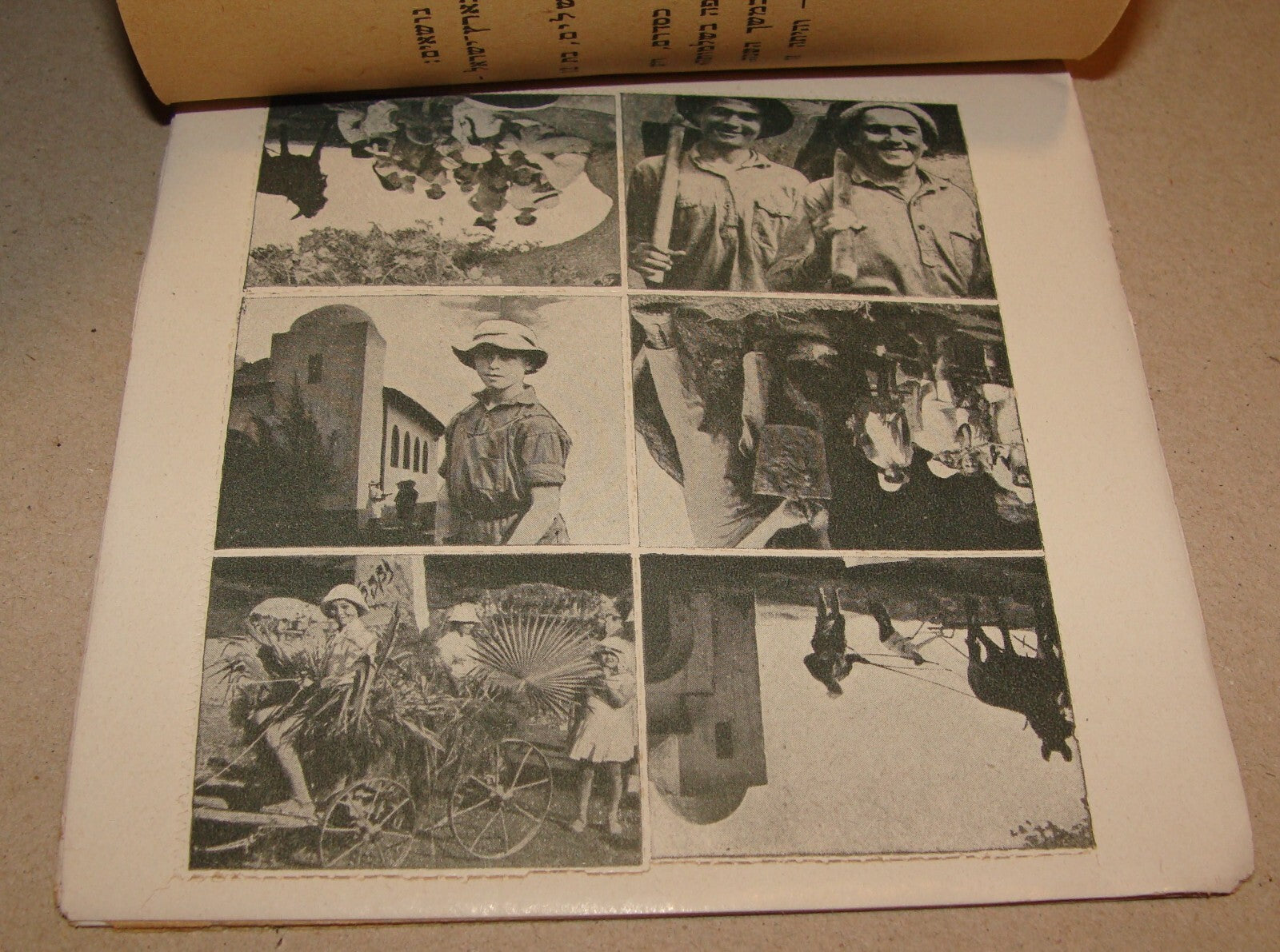 Booklet Palestine Stamp 1930s Jewish National Fund Israel Hebrew Zionist Map JNF