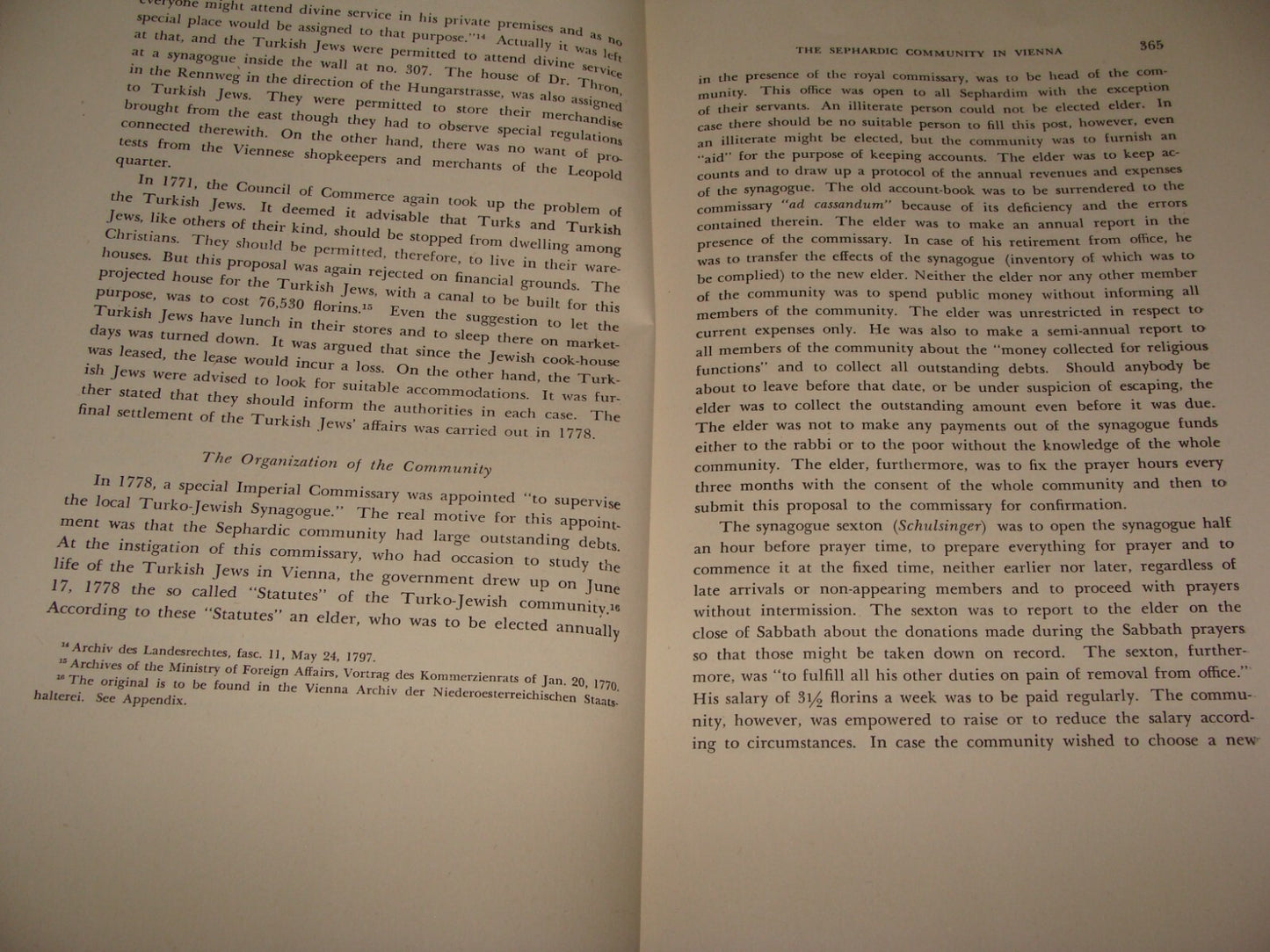 Booklet Jewish Judaica 1948 Sephardic Community in Vienna