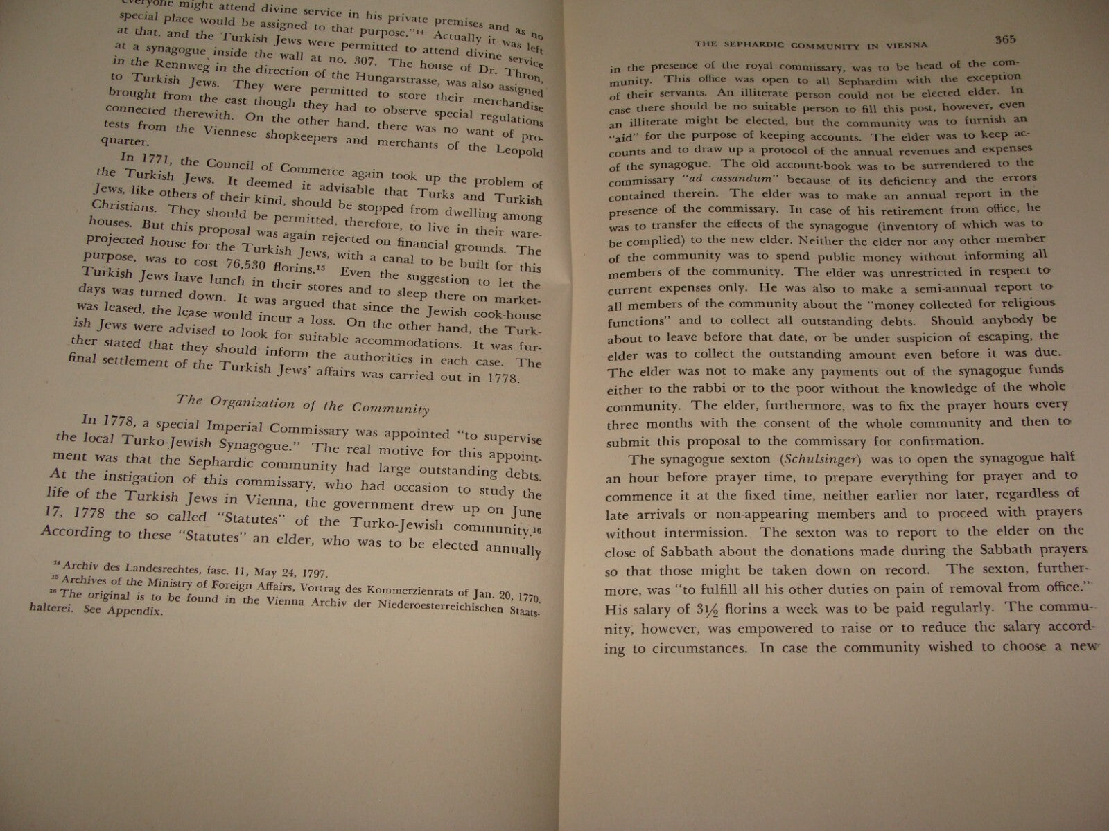 Booklet Jewish Judaica 1948 Sephardic Community in Vienna