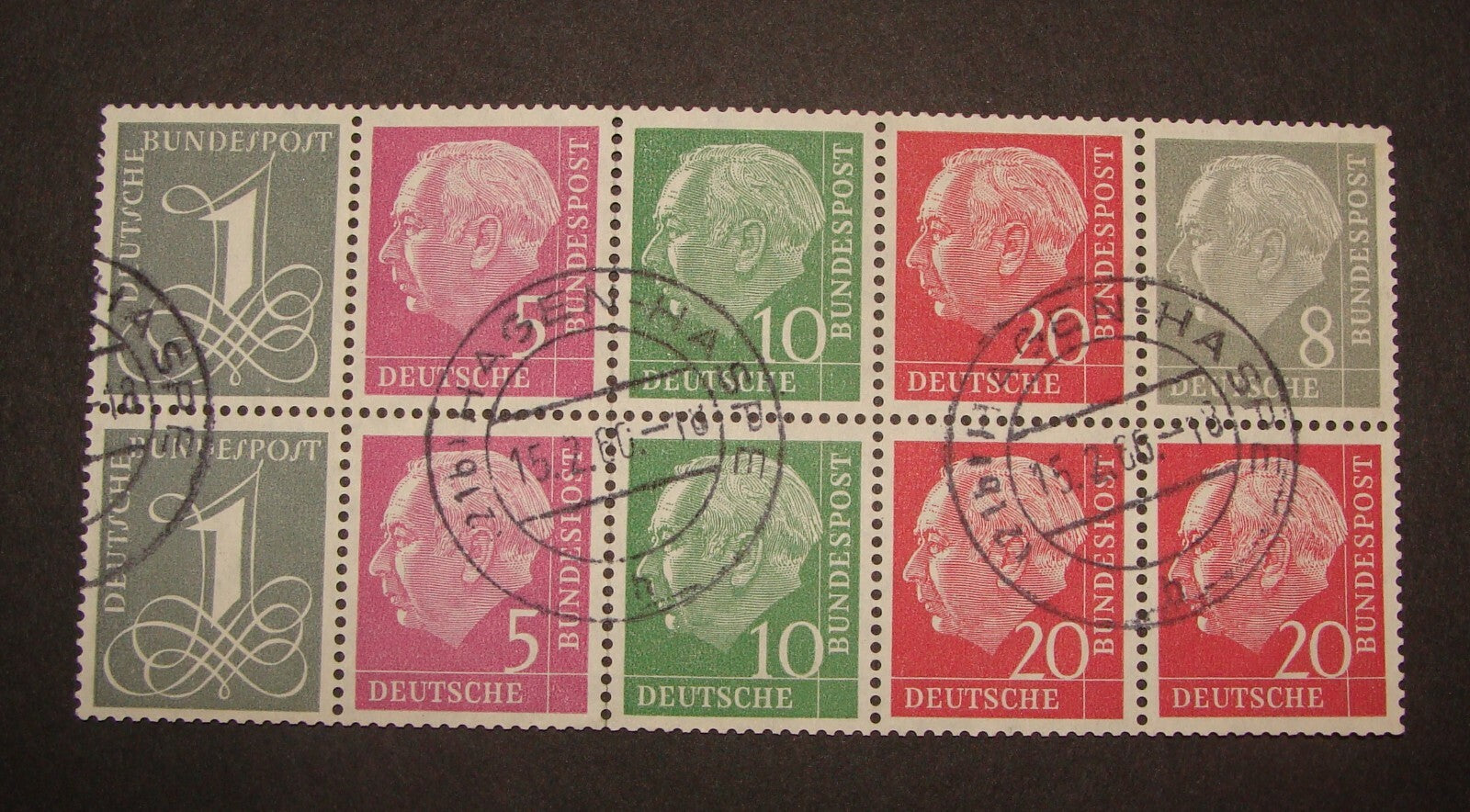Germany 1960   Stamp Block