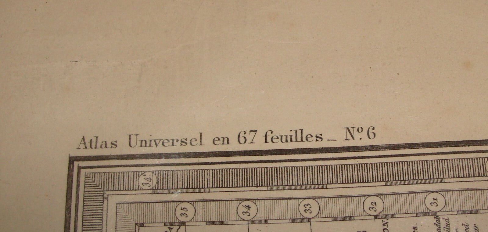 Map Palestine ANTIQUE c. 1875 Roman Holy Land Andre Brue
