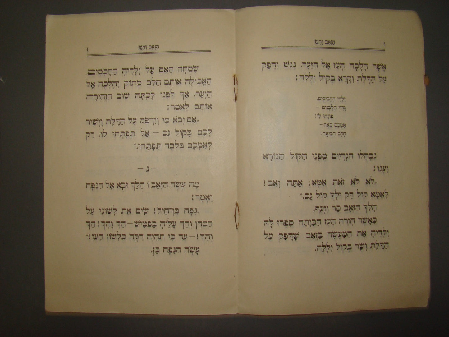 Book Jewish hebrew 1929 palestine israel Levin Kipnis Children Nachum Gutman