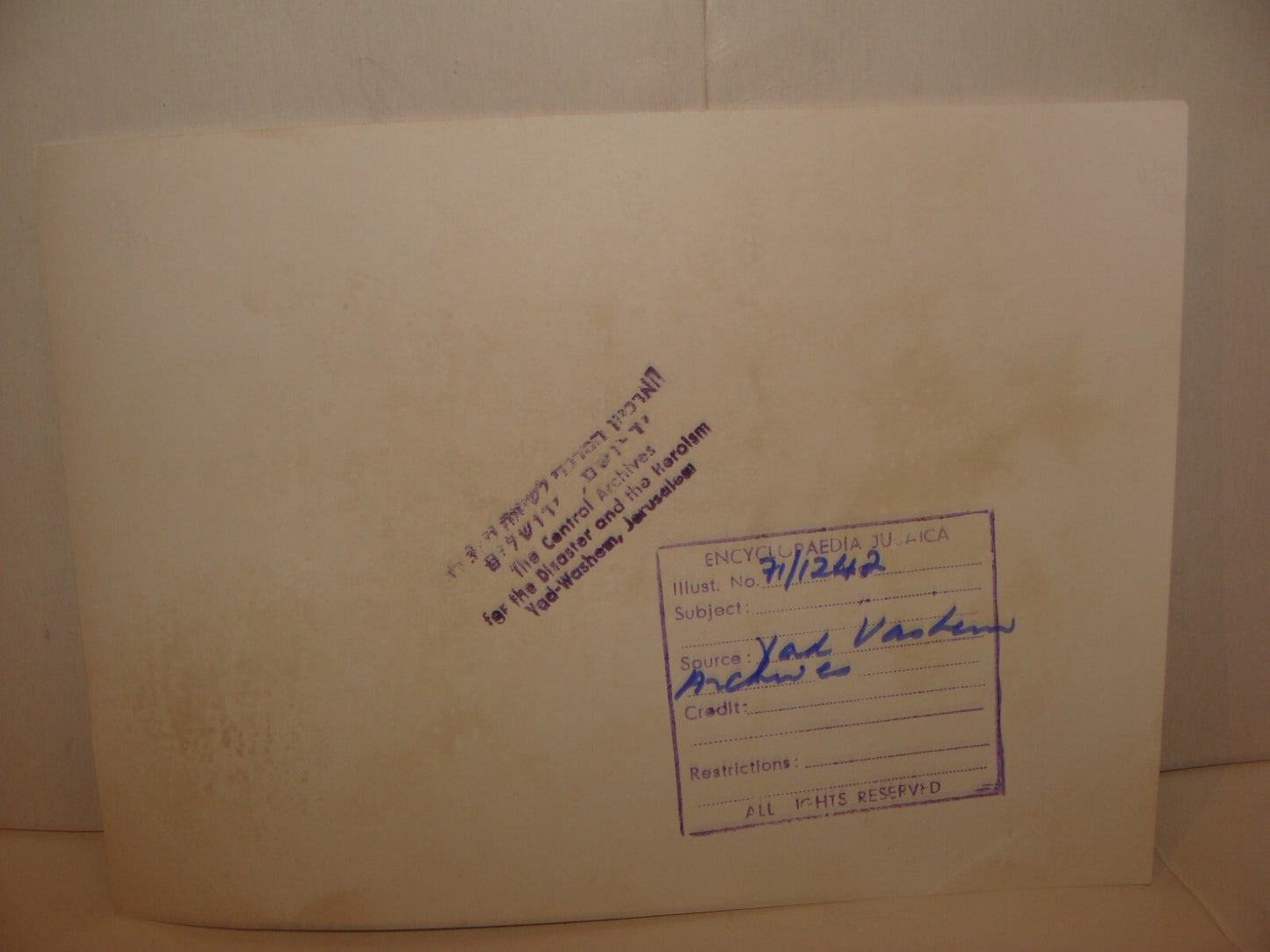 Photo Print 1930s Jewish Judaica Lithuania Alytus Children Zionist Hebrew School