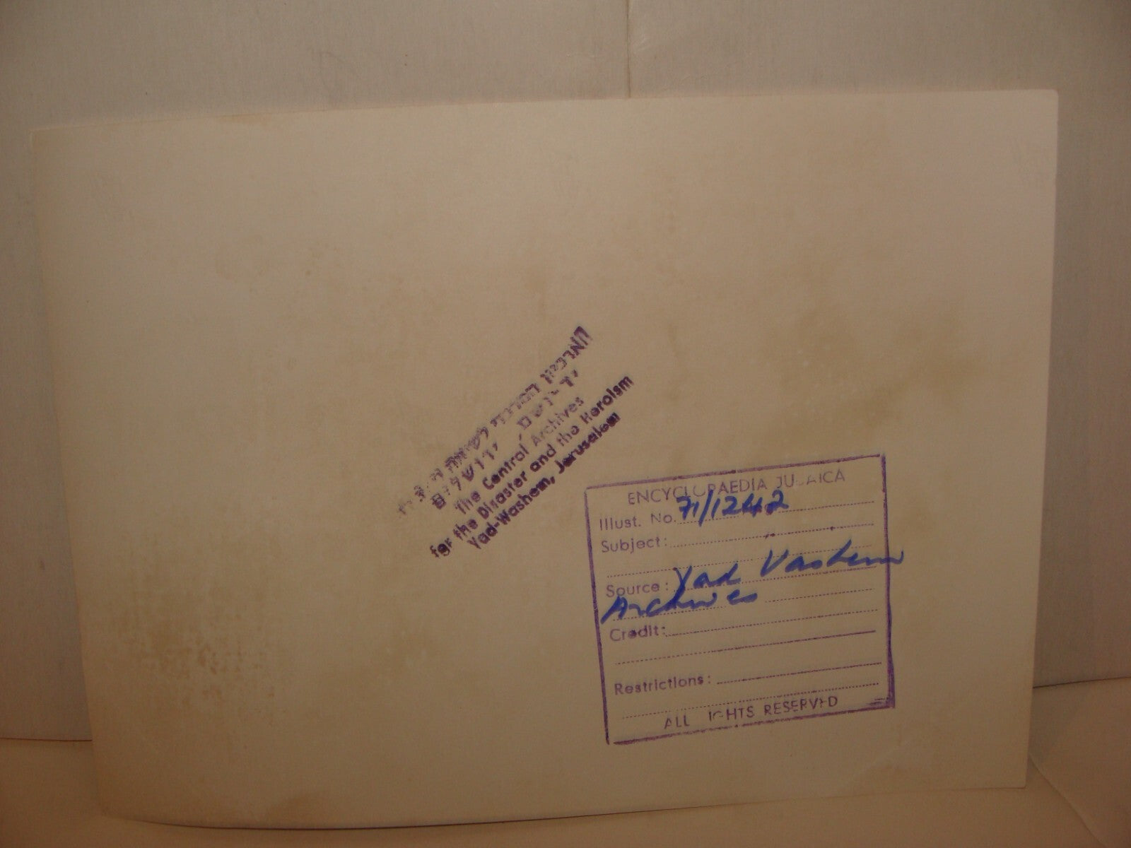 Photo Print 1930s Jewish Judaica Lithuania Alytus Children Zionist Hebrew School