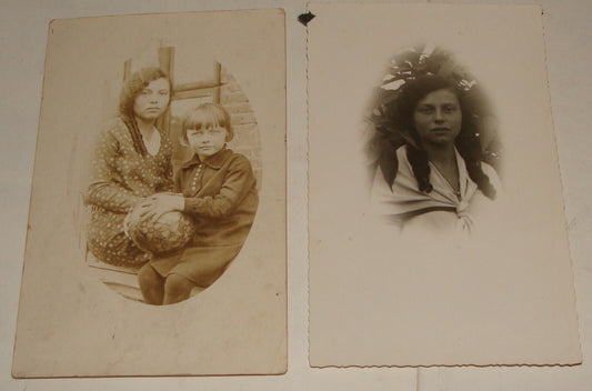 Photo Jewish Judaica Poland x2 Jews 1930s