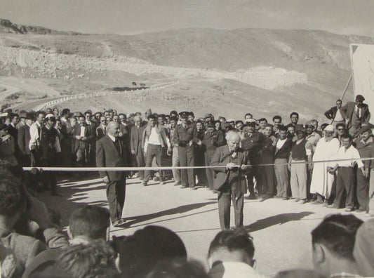 Pol Jewish Judaica Israel Israeli Prime Minister Ben Gurion 1958 Press Photo
