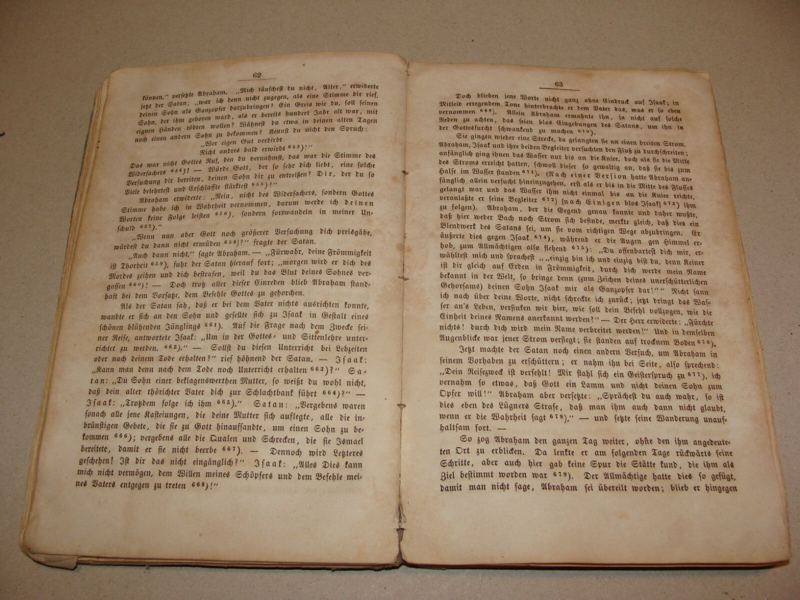 Germany Book Jewish Judaica 1859 German Leipzig Bible Biblical Abraham History