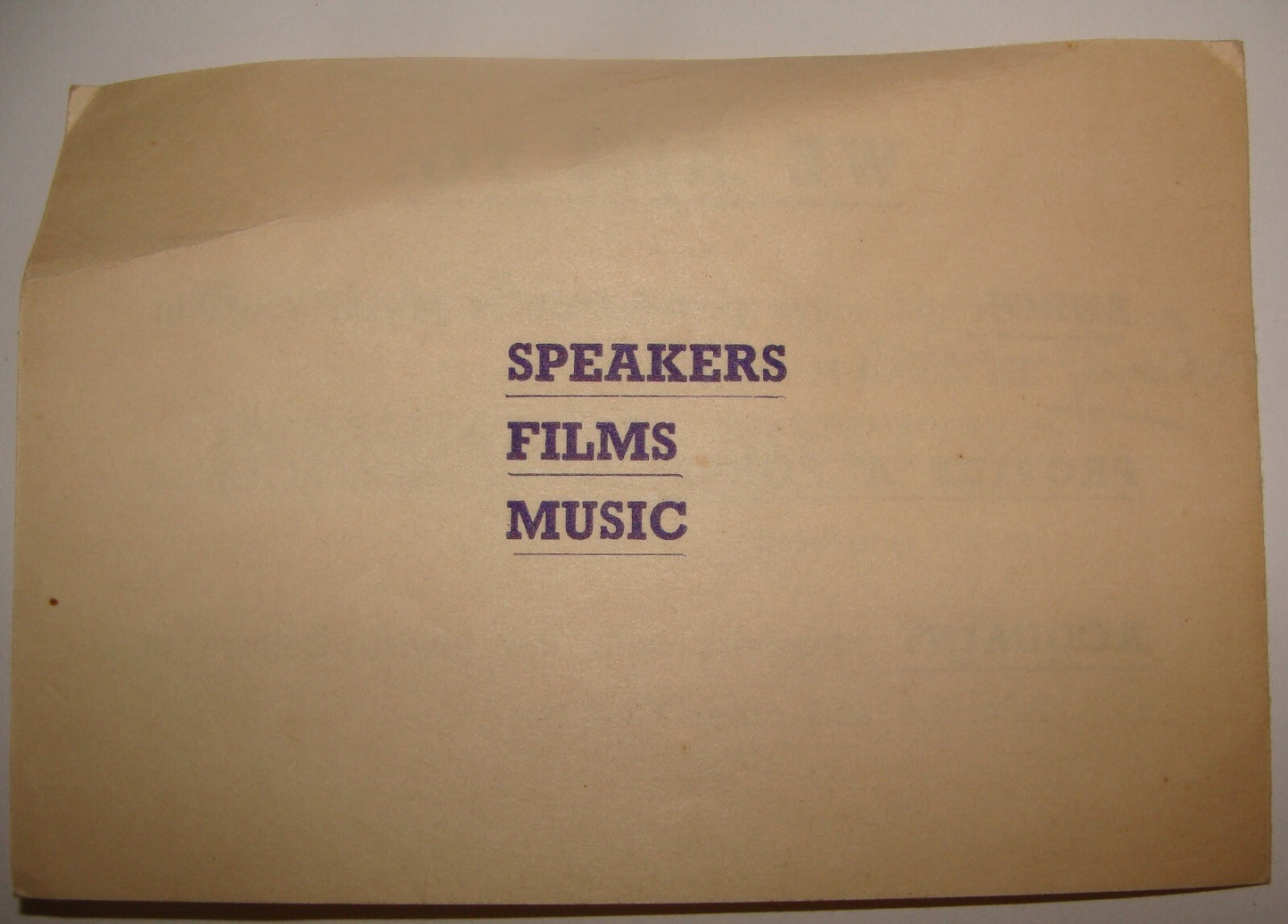 Card Jewish Judaica Australia 1946 Zionist Youth League Hatikvah Meeting