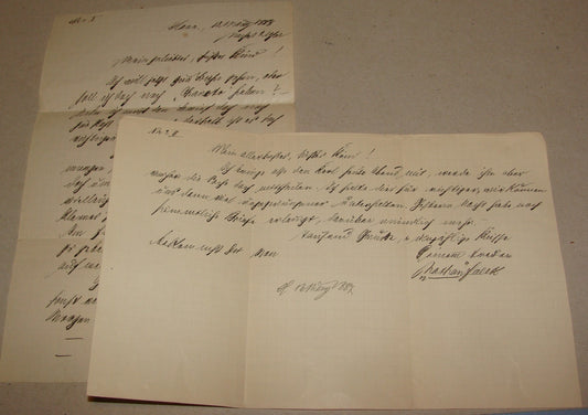 Germany Letter Jewish Judaica Antique 1880s German   Hannover