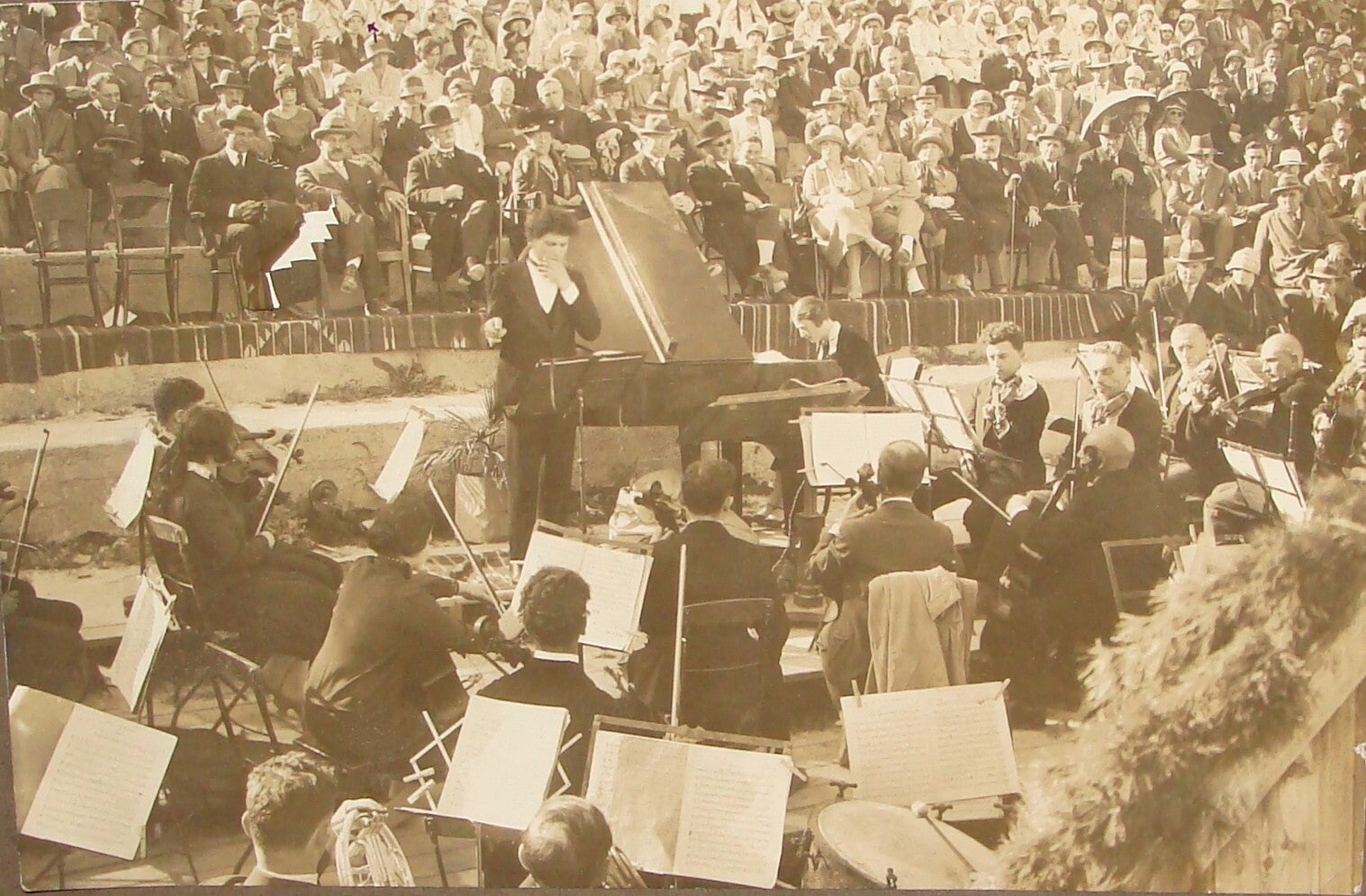 Photo Palestine Jewish Judaica 1920s Israel British HERBERT SAMUEL Ceremony