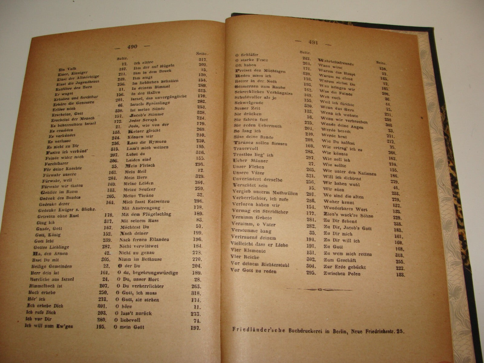 Germany Jewish Judaica   Berlin 1919 Middle Ages Synagogue Poetry Songs Dr Zunz