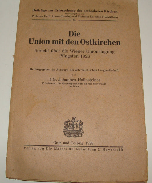Germany German 1928 Austria Wien University Booklet Union Conference Pentecost