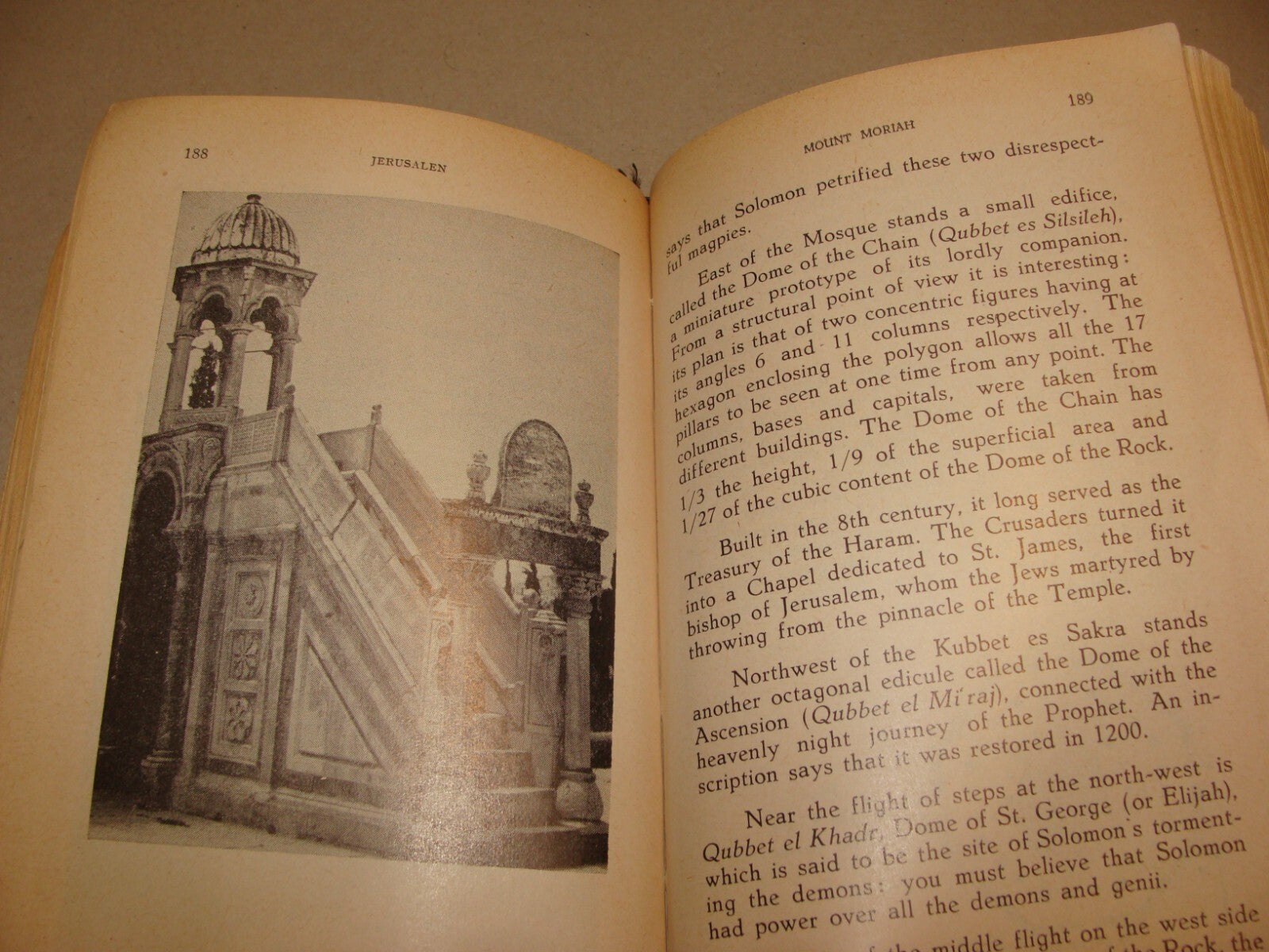 Book Israel 1961 Guide to the Holy Land Jerusalem Map