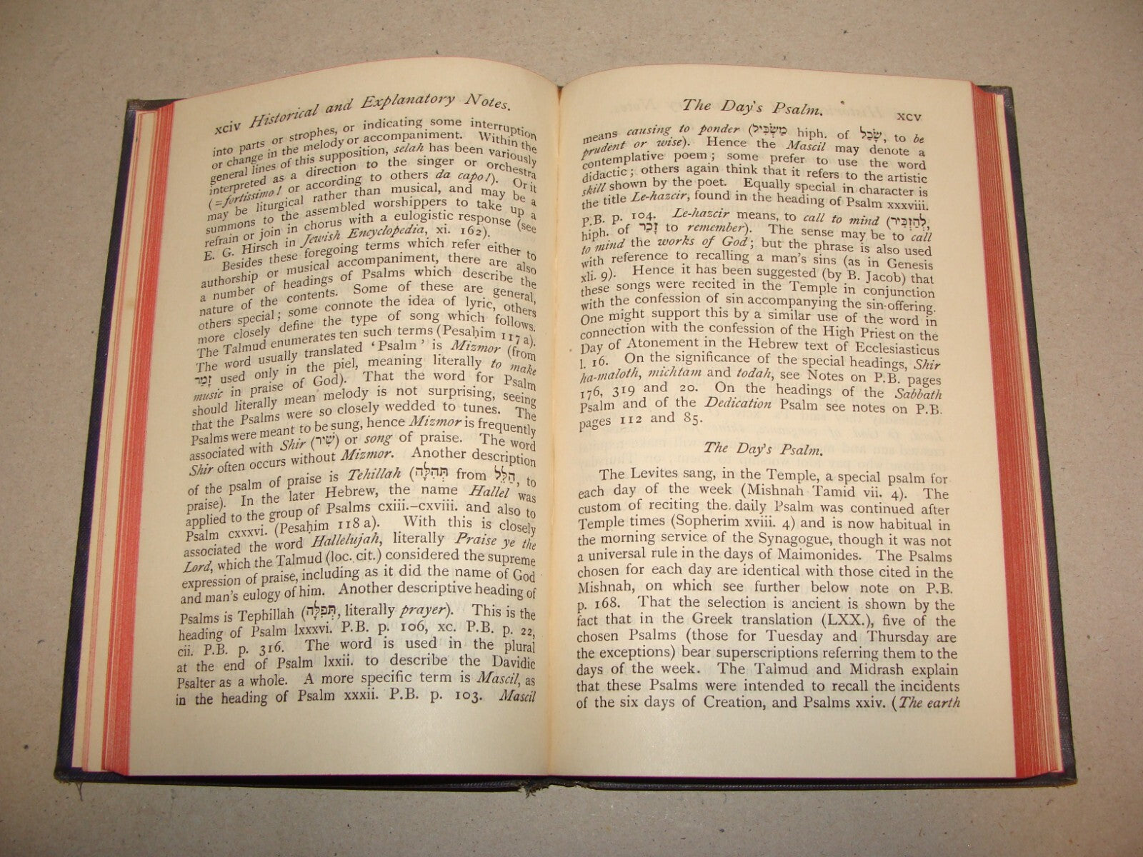 Book Jewish Judaica 1922 London Prayer United Hebrew Congregation Rabbi