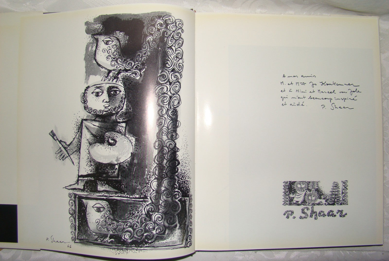 Book Jewish Judaica Israel Artist Painter Pinchas Shaar פנחס שער Art Cogniat