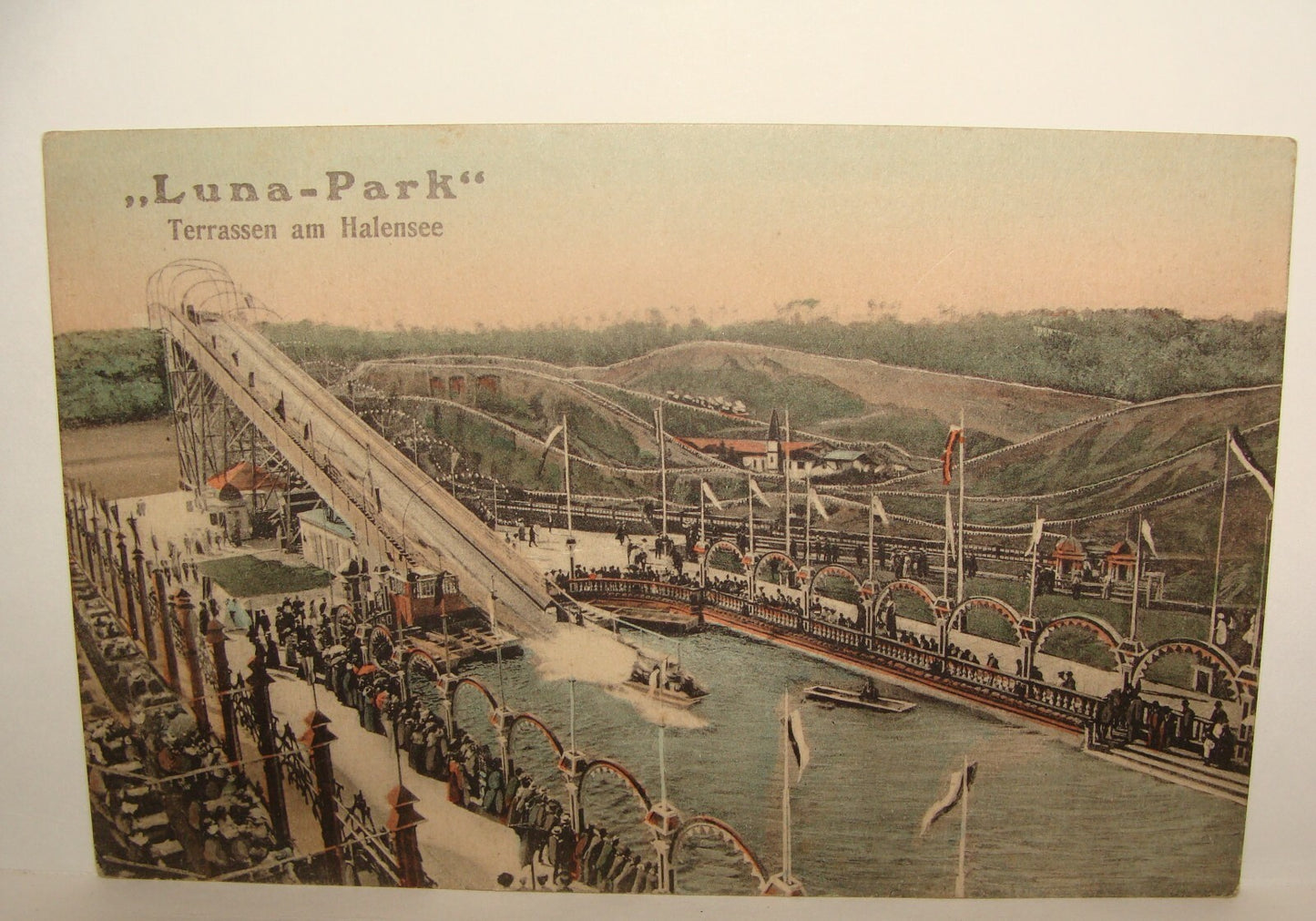 Germany 1910s German   Berlin Halensee LUNA PARK Postcard