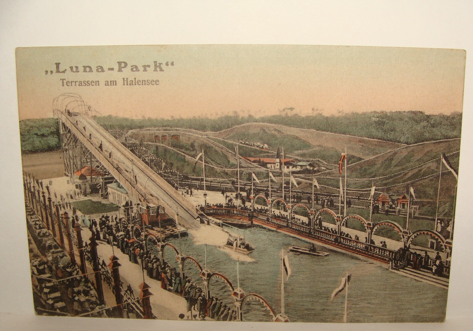 Germany 1910s German   Berlin Halensee LUNA PARK Postcard