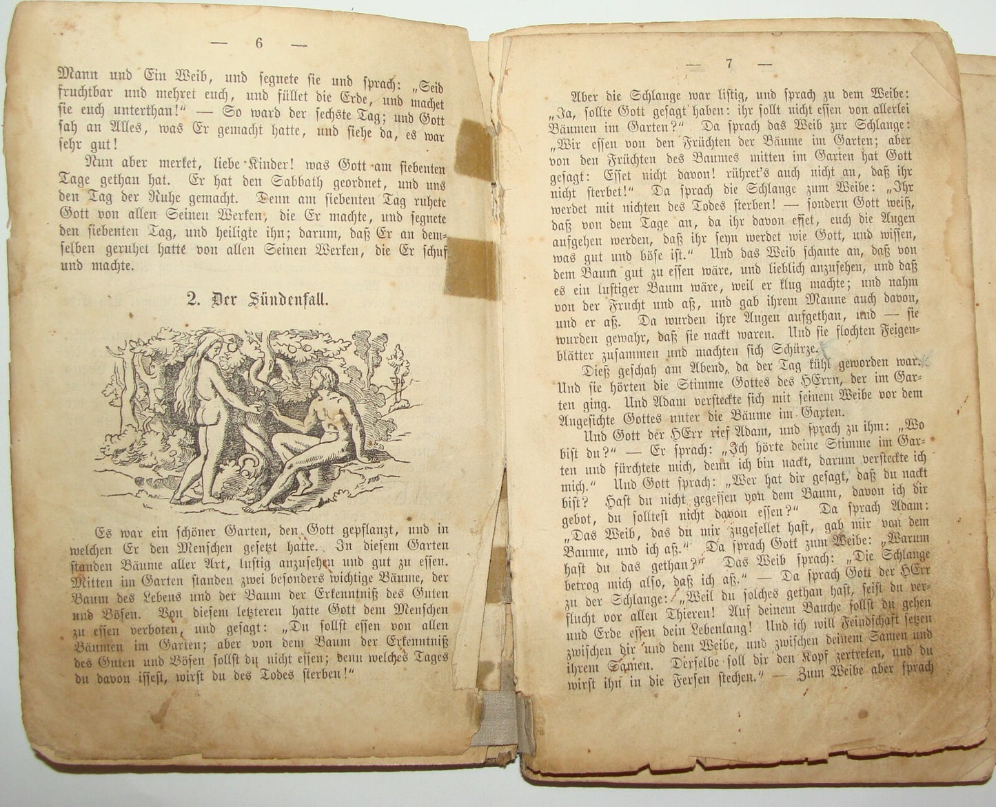 Germany Book Jewish Judaica Antique German History 1830s Bible Engraving RARE