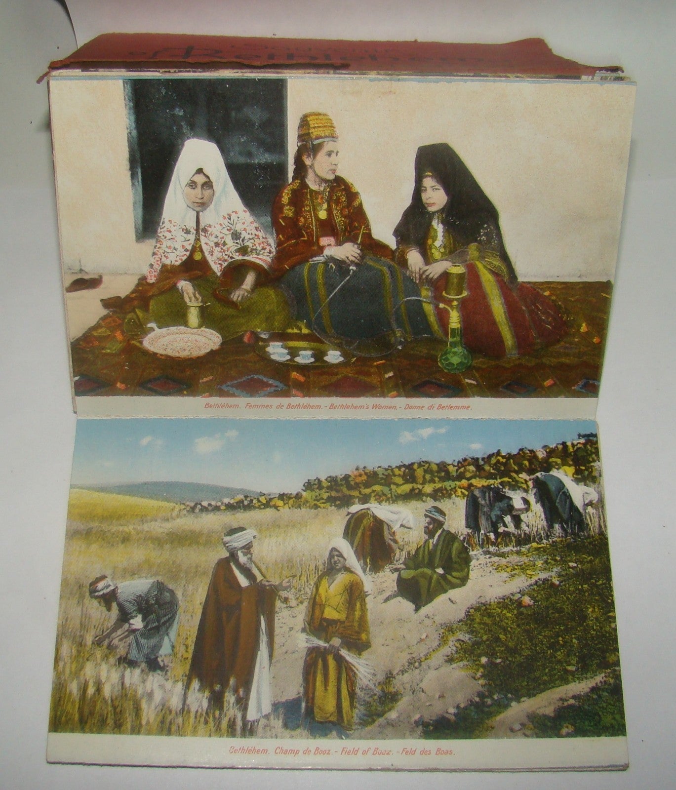Photo Palestine Jewish judaica Souvenir Bethlehem 12 Views Album in Color SIMINI