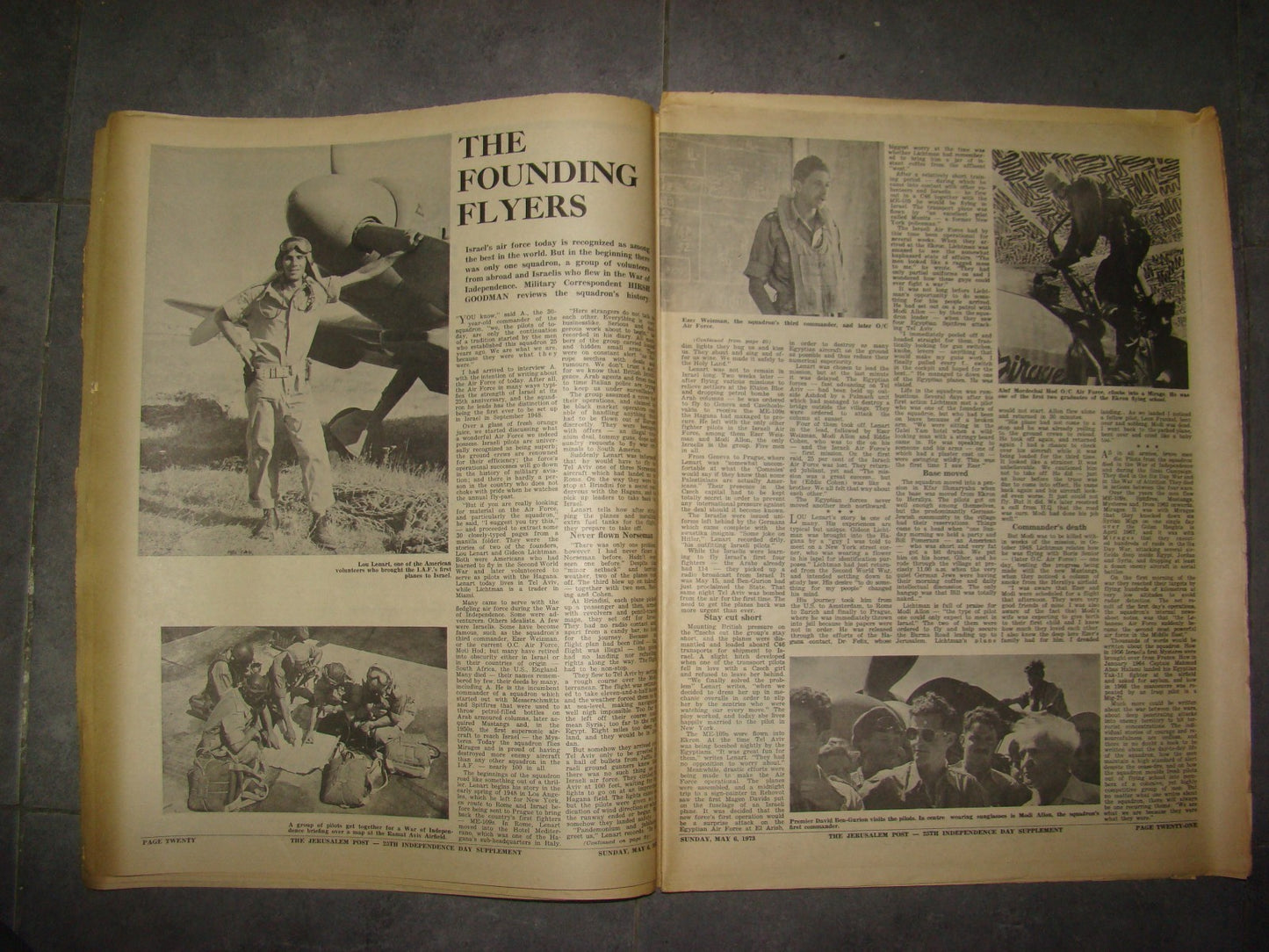 Newspaper Jewish The Jerusalem Post 1973 Israel 25th Independence Day Special