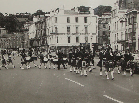 Photo Jewish Ad Judaica 1960s Glasgow Scotland Lads Brigade Parade Musical Pipe