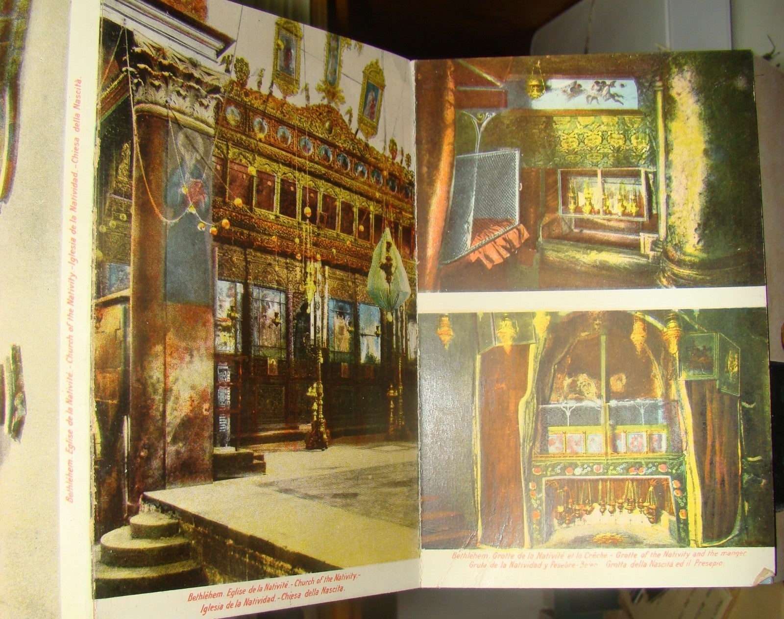 Photo Palestine Jewish judaica Souvenir Bethlehem 12 Views Album in Color SIMINI