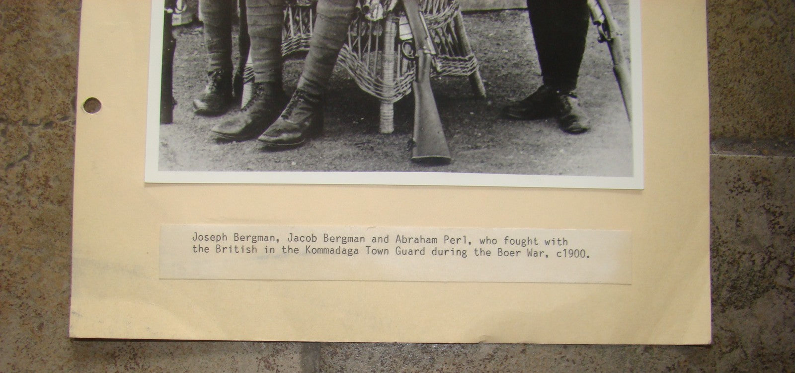 Ad Jewish Judaica Soldiers British Army Komadaga Boer War c.1900 South Africa