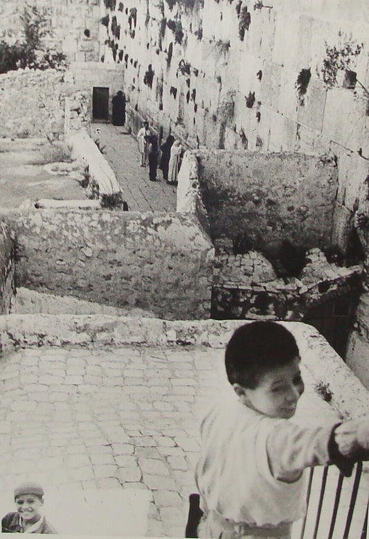 Photo Print, Jewish Judaica Palestine Israel Jerusalem 1920s Western Wall