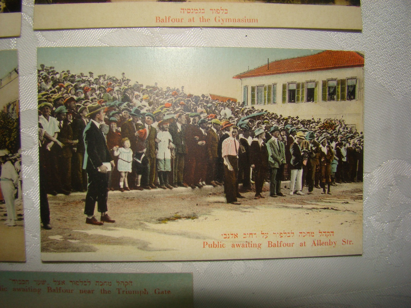 Photo Palestine Card judaica jewish Israel Moshe Ordmann postcard Tel Aviv