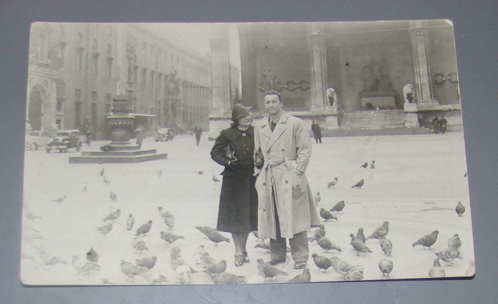 Germany Photo Jewish Letter Judaica ? WW2 1938 Munich English Feldherrnhalle SS