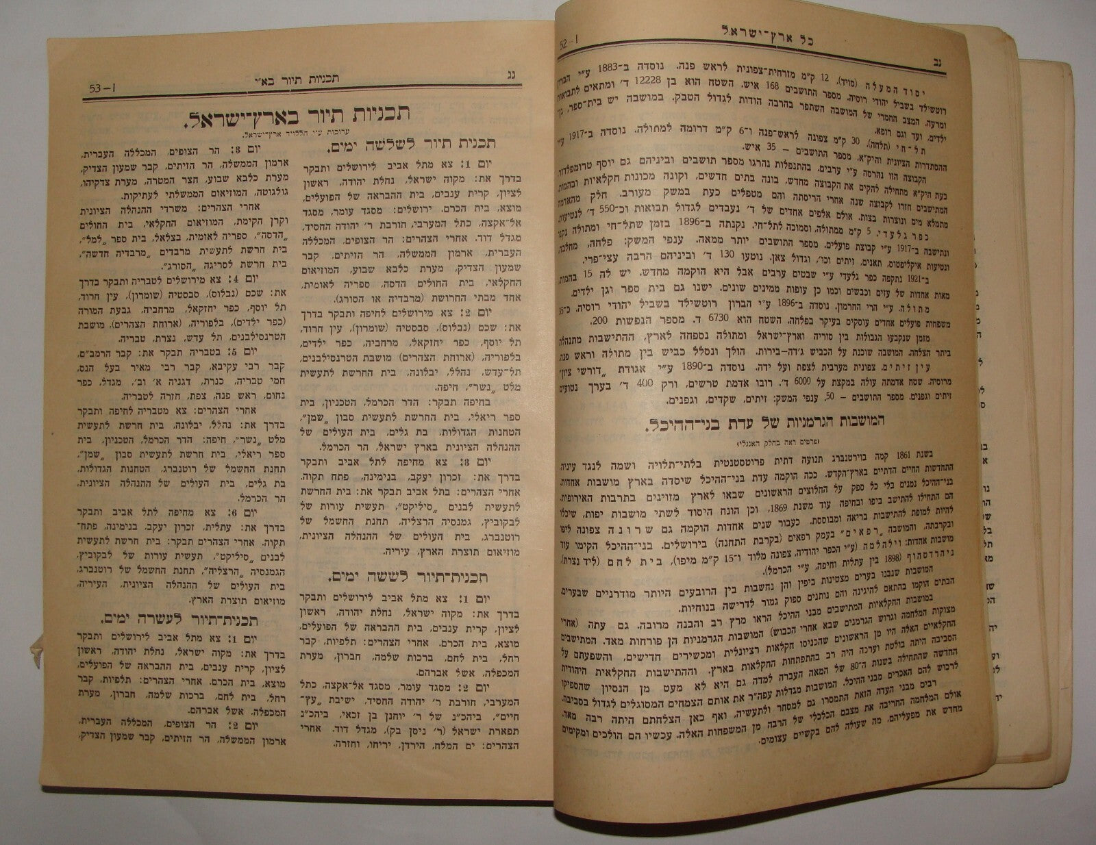 Book Jewish RARE Judaica 1926 Palestine Israel GUIDE Hebrew Ads Info Industry
