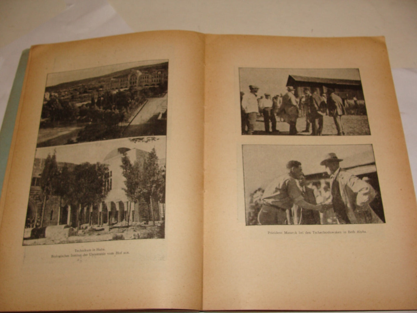 Book Jewish Judaica 1928 National Fund German Czech Prague Zionist Palestine