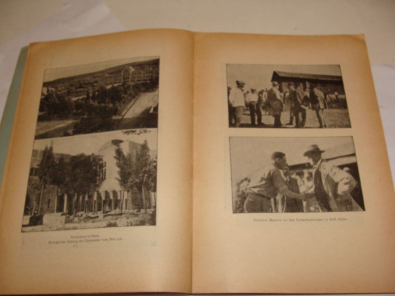 Book Jewish Judaica 1928 National Fund German Czech Prague Zionist Palestine