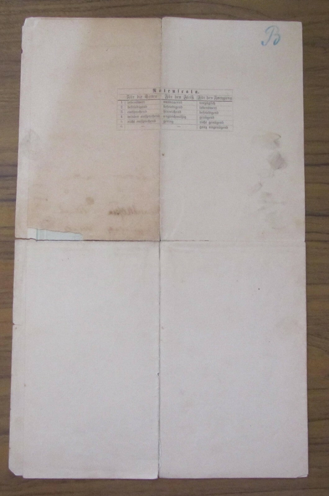 Germany Jewish Judaica School Certificate Lemberg Joseph Reizes Antique 1899