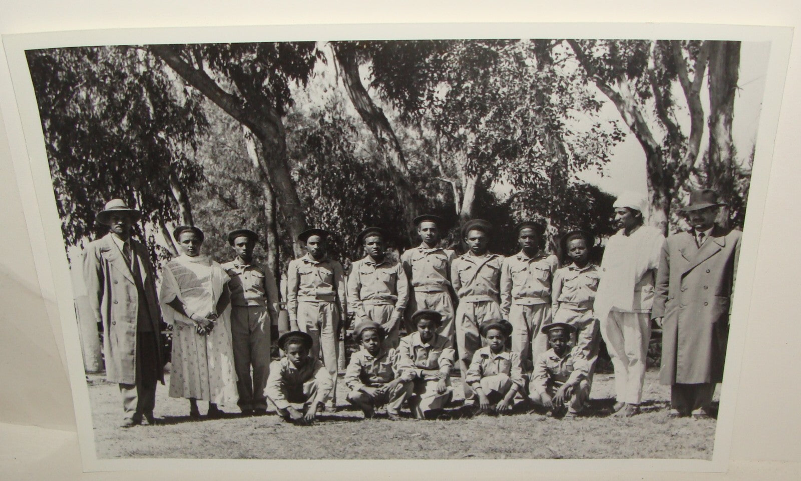 Photo Print, 1950s Jewish Judaica Ethiopia Jews Yona Bogale School Before Israel