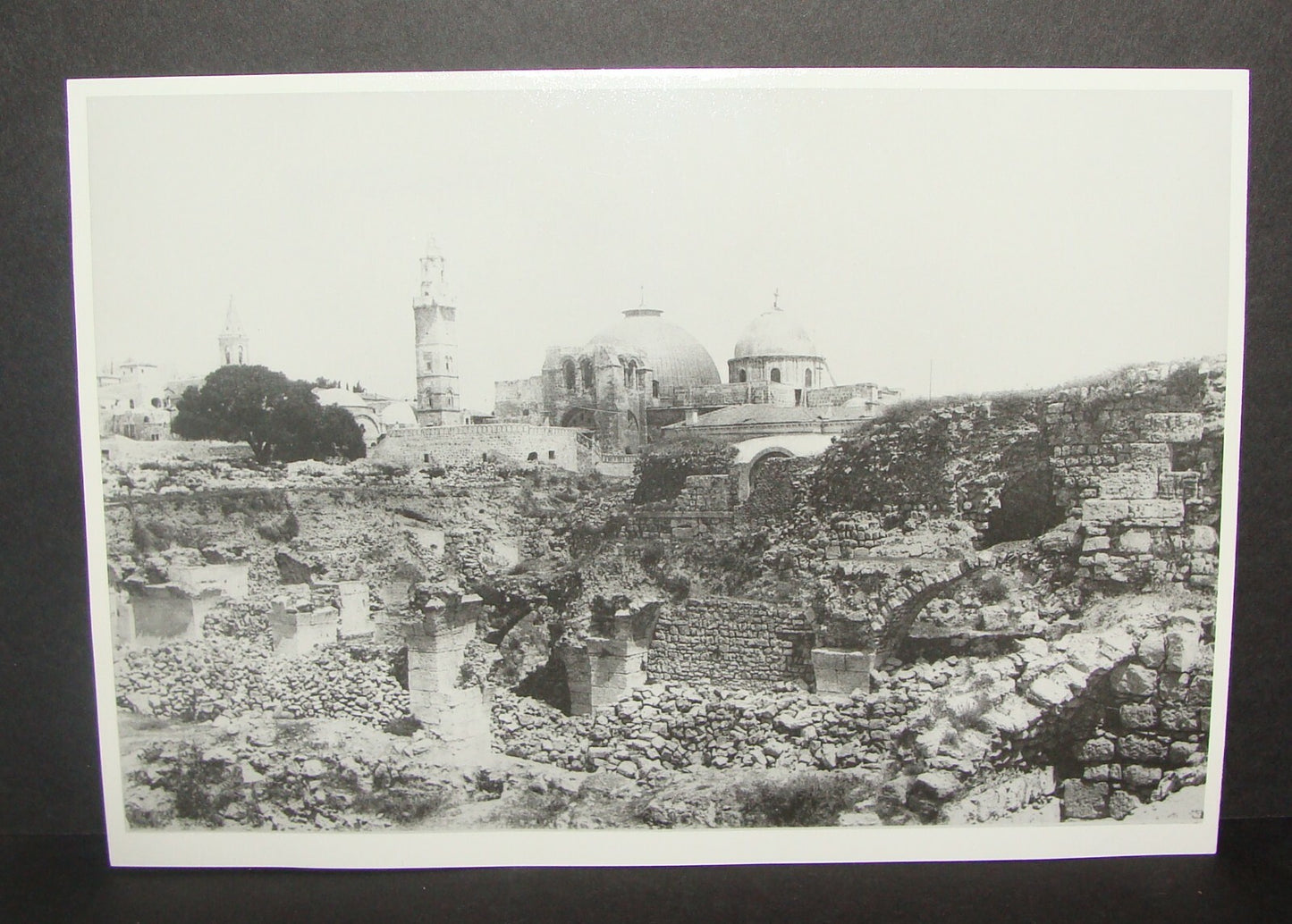 Photo Print Palestine Ad HQ CECIL SHADBOLT 1888 Jerusalem Muristan Walks in