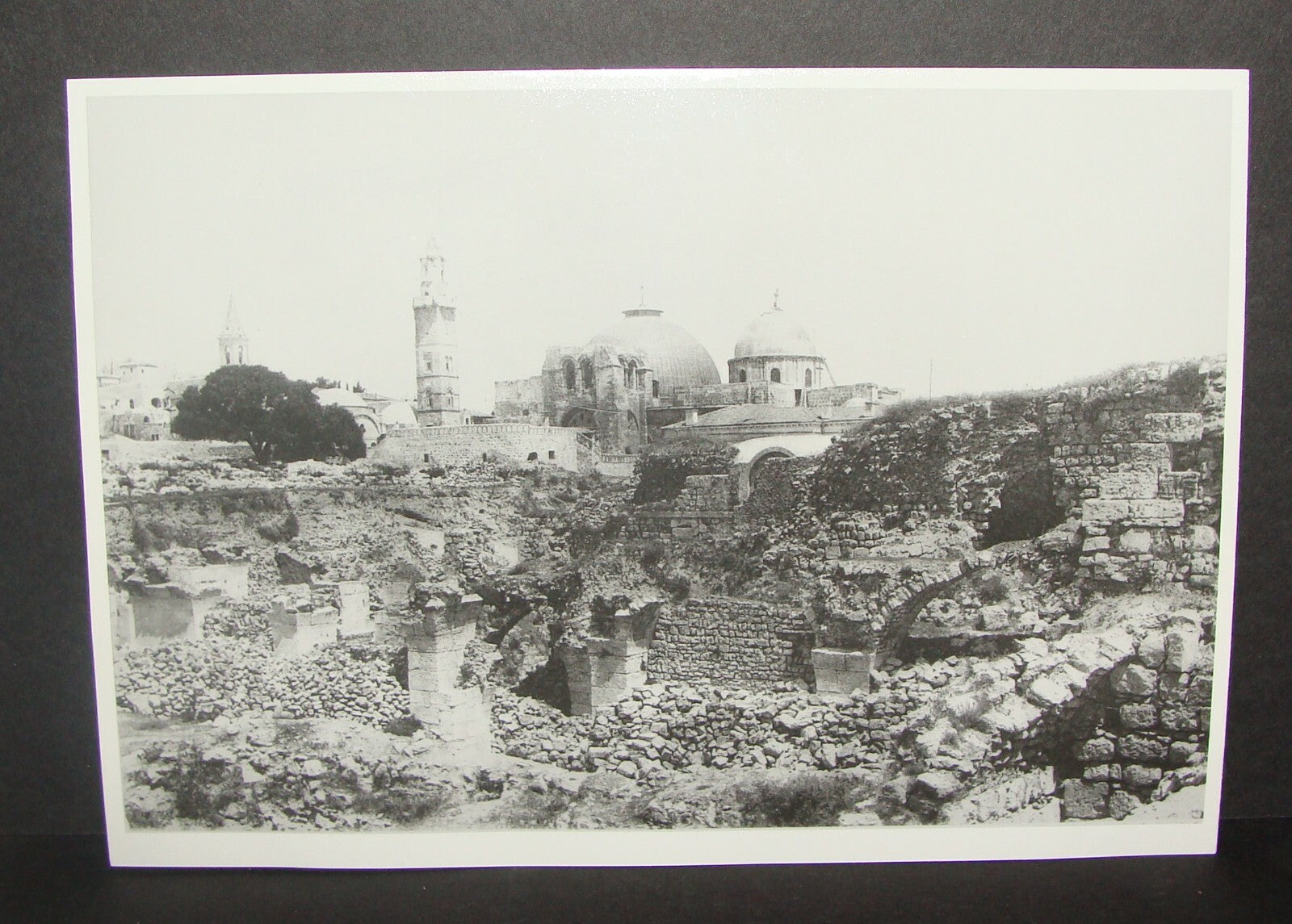 Photo Print Palestine Ad HQ CECIL SHADBOLT 1888 Jerusalem Muristan Walks in