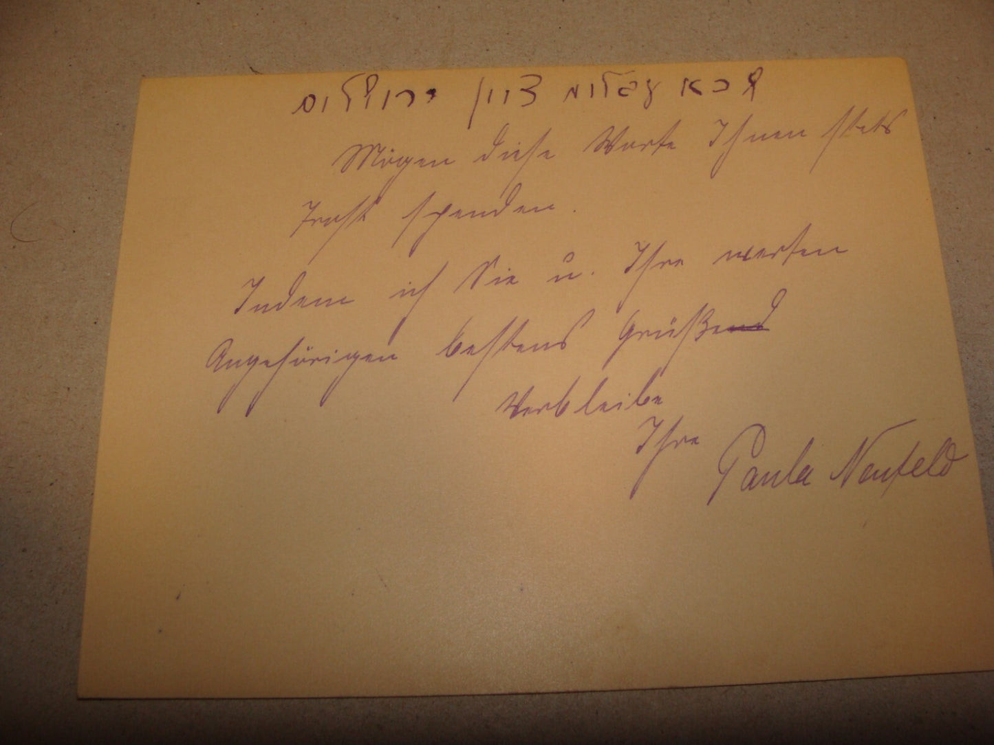 Letter Jewish 1916 Switzerland Zionist PAULA NEUFELD Unterageri ERLANGER Luzern