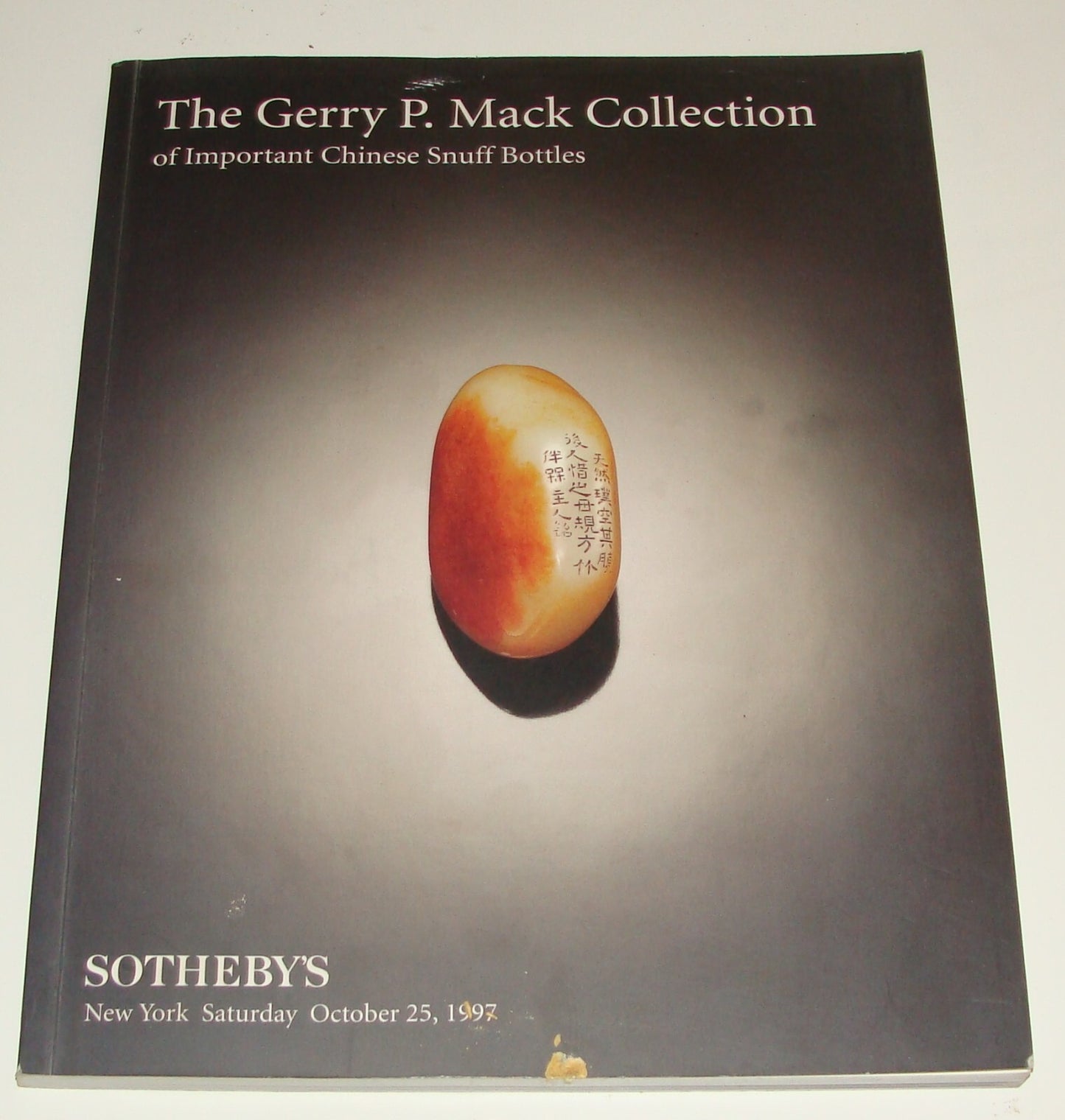 Catalog Sotheby's Gerry P. Mack Collection of important Chinese Snuff Bottles