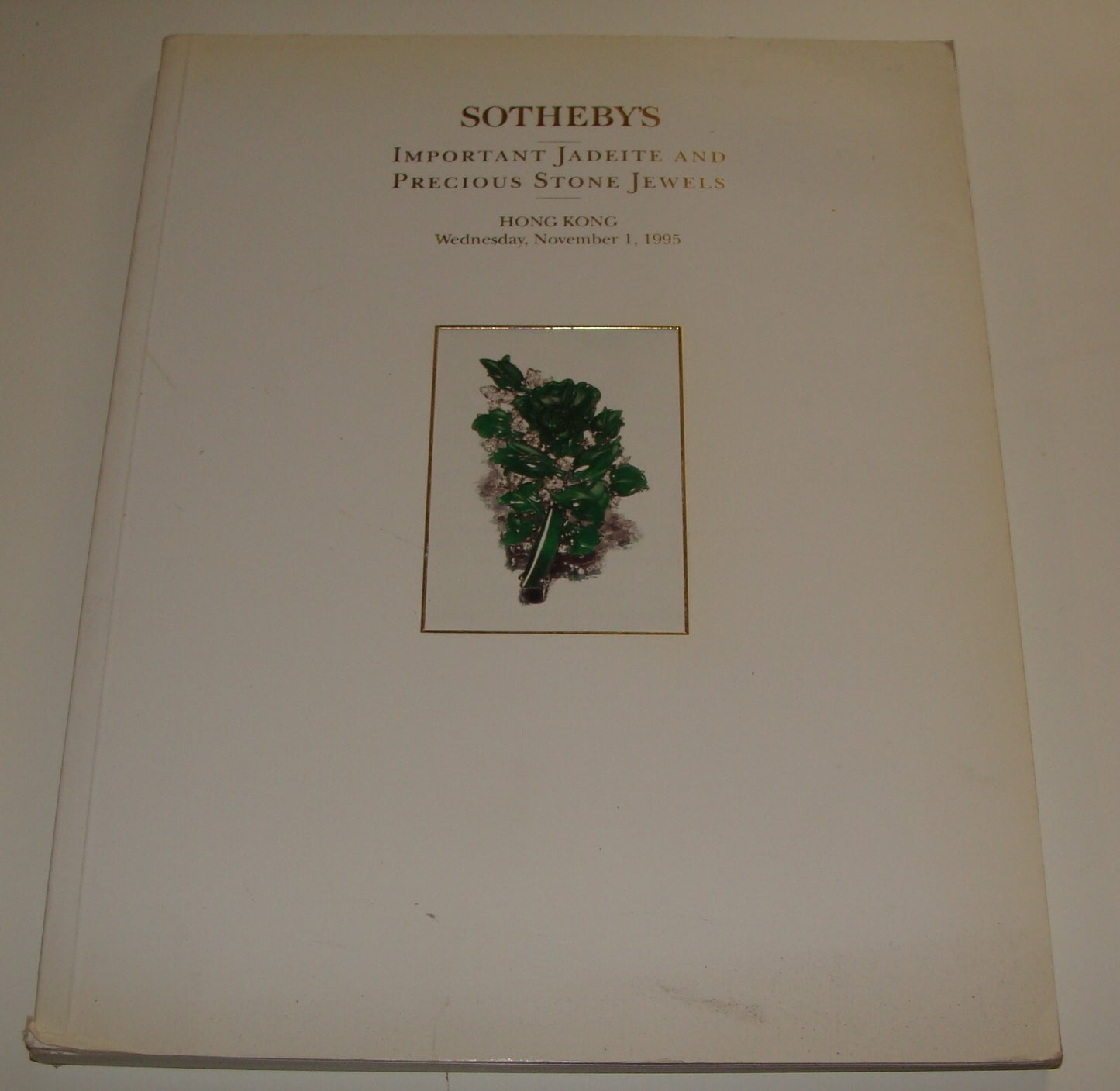Catalog Sotheby's Important Jadeite And Precious Stone Jewels 1995