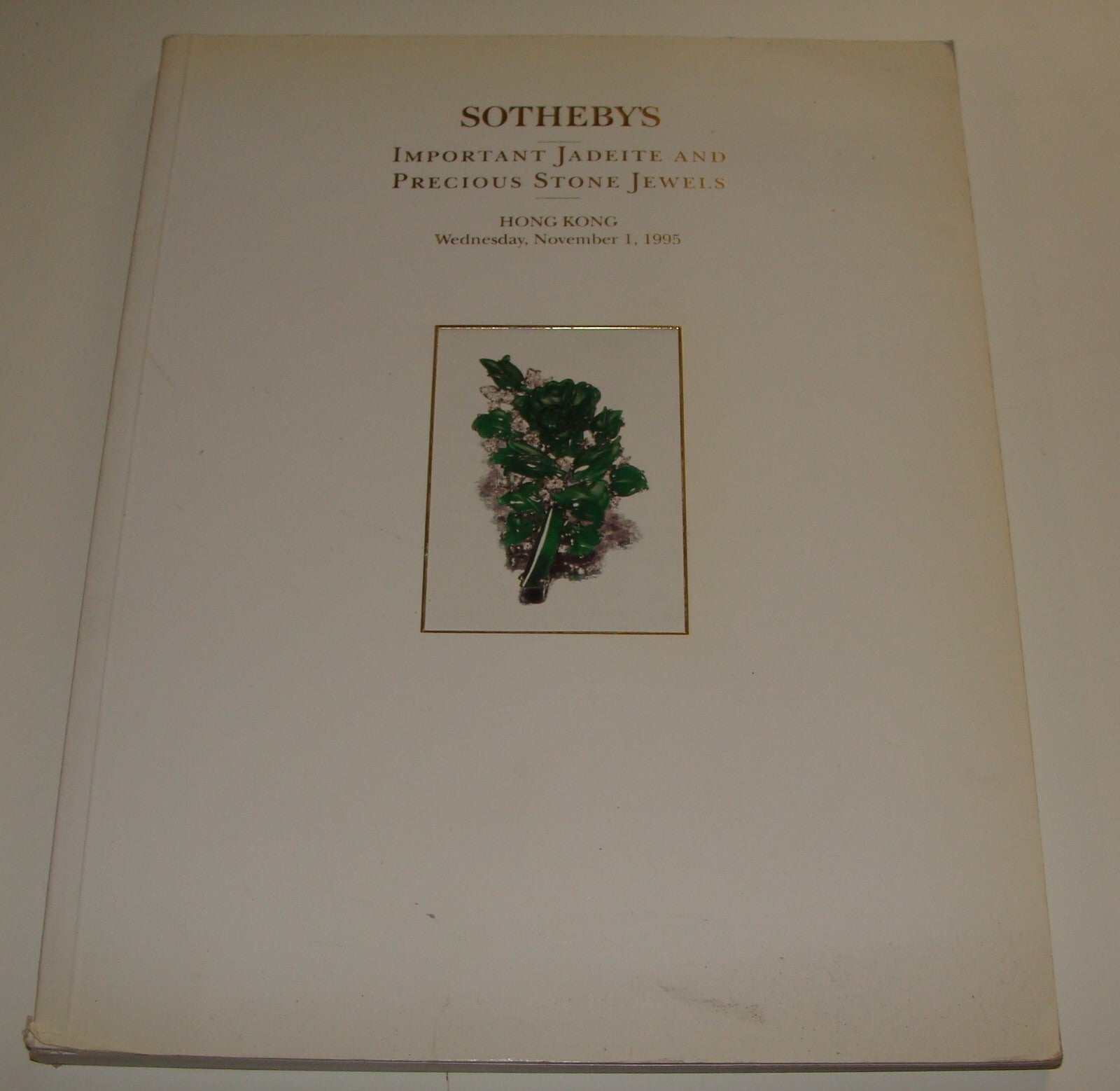 Catalog Sotheby's Important Jadeite And Precious Stone Jewels 1995