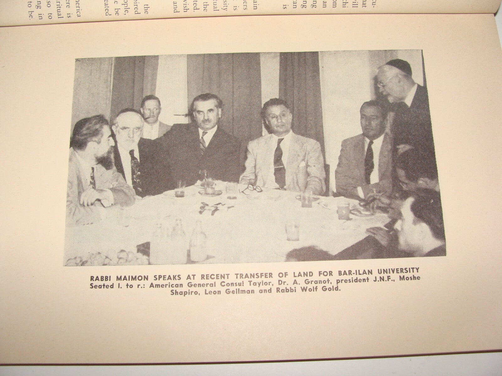 Book Jewish Judaica 1952 Rabbi Religious Zionist Movement Mizrachi Year America